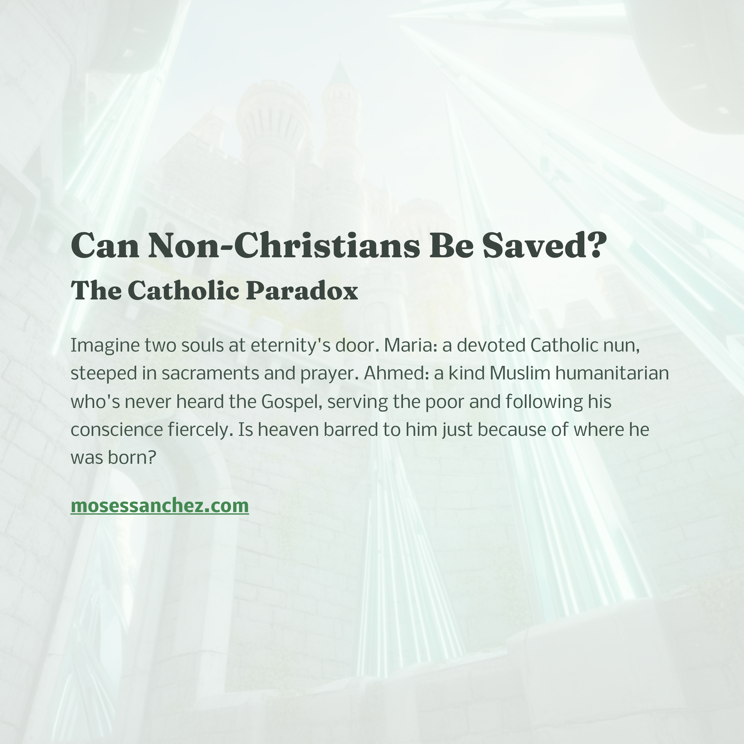 can non-christians be saved